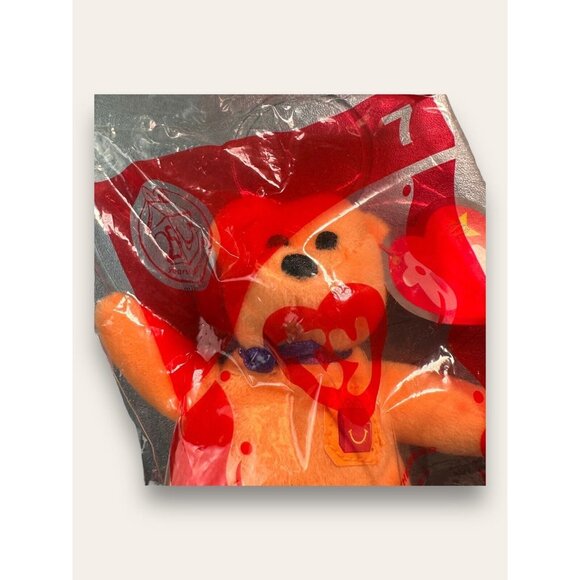 Ty Beanie Baby McDonald’s Collection Happy Meal 25th Bear 2004 Vintage NWT - Picture 1 of 12